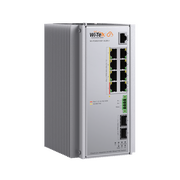 SWITCH INDUSTRIAL ADMINISTRABLE GIGABIT CON 2 PUERTOS POE BT + 6 PUERTOS POE AF/AT O 24 V PASIVO + 2 SFP GIGABIT, 240 W
