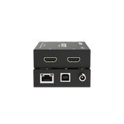 EXTENSOR HDMI | SOPORTA KVM | TRANSMISIÓN HASTA 100 M | CABLE CAT6 |  1080P@60HZ | COPIA EDID AUTOMÁTICA | SIN COMPRESIÓN NI RETRASO | POC