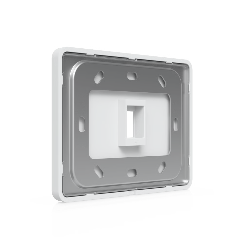PLACA DE PARED HORIZONTAL UNIVERSAL PARA KEYSTONE DE 1 PUERTO CON CUBIERTA PINTABLE, ACABADO PERSONALIZABLE, PAQUETE CON 4 PIEZAS