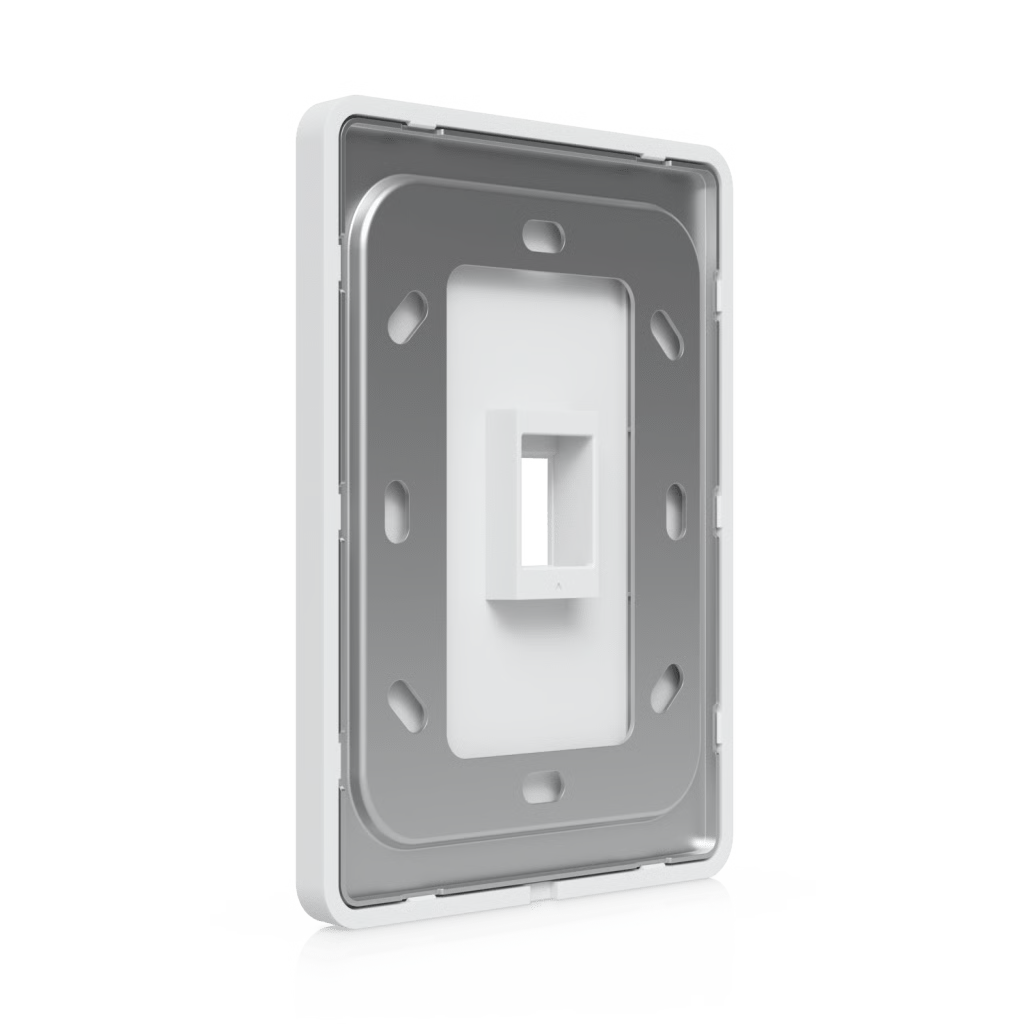 PLACA DE PARED VERTICAL UNIVERSAL PARA KEYSTONE DE 1 PUERTO CON CUBIERTA PINTABLE, ACABADO PERSONALIZABLE, PAQUETE CON 4 PIEZAS