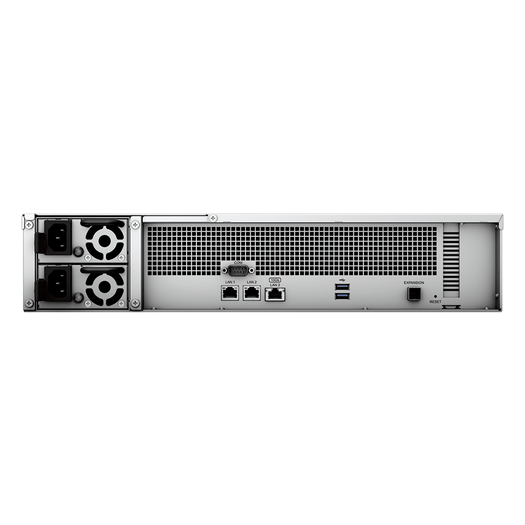 SERVIDOR DE ALMACENAMIENTO RACKSTATION RS2423RP+ | 12 BAHÍAS | 2U | HASTA 432 TB | CONECTIVIDAD 10GBE | RAID SOPORTADO | FUENTES DE ALIMENTACIÓN DUALES | INTERCAMBIO EN CALIENTE | COMPATIBILIDAD CON VMWARE Y HYPER-V.-Servidores / Almacenamiento-SYNOLOGY-Bsai Seguridad & Controles