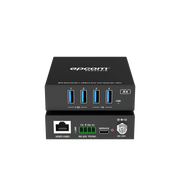EXTENSOR USB 3.0 | HASTA 100 M POR CAT6A | POC BIDIRECCIONAL 24 VCC | RS-232 | 4X USB-A-ProAV-EPCOM TITANIUM-Bsai Seguridad & Controles