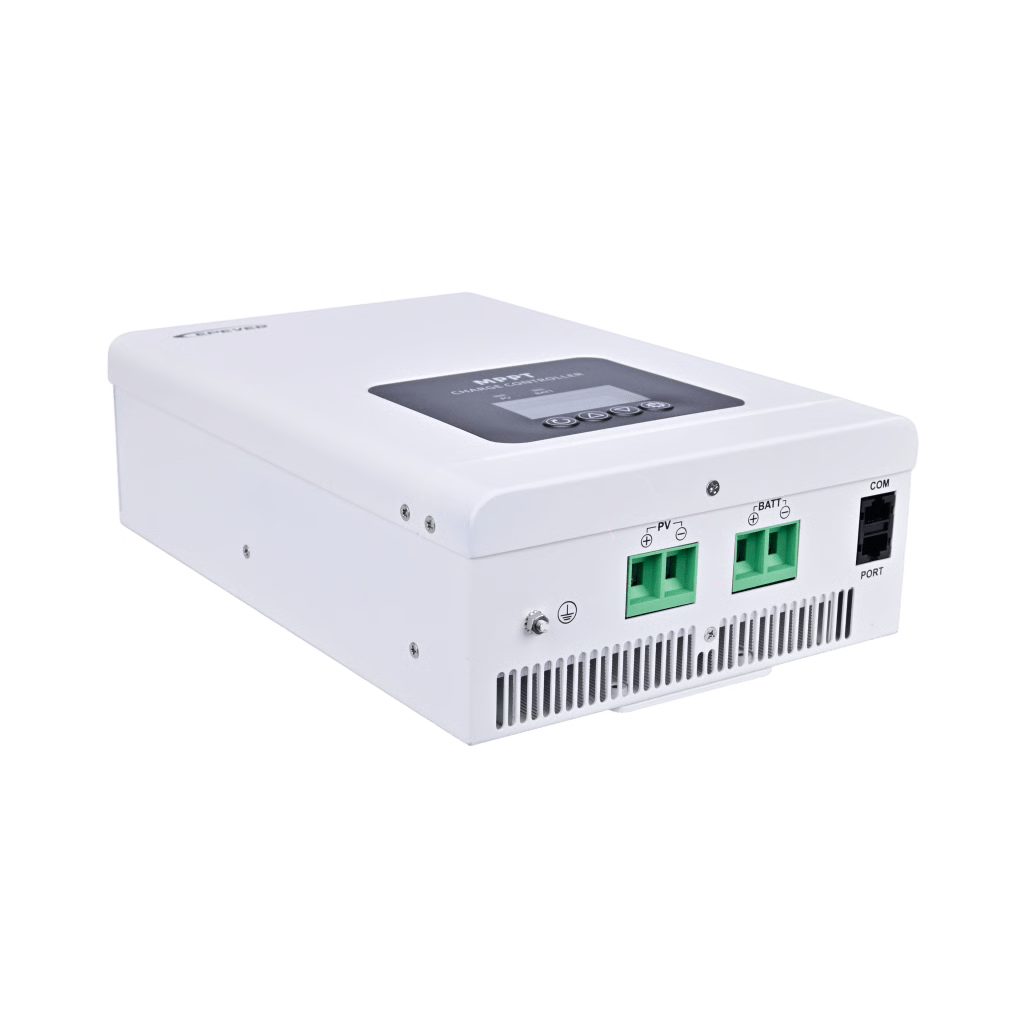 CONTROLADOR SOLAR MPPT 100A 12/24/48V, MÁXIMO VOLTAJE DE CIRCUITO ABIERTO VOC 135VCC, CONFIGURABLE PARA BATERÍAS DE LITIO, CONEXIÓN EN PARALELO