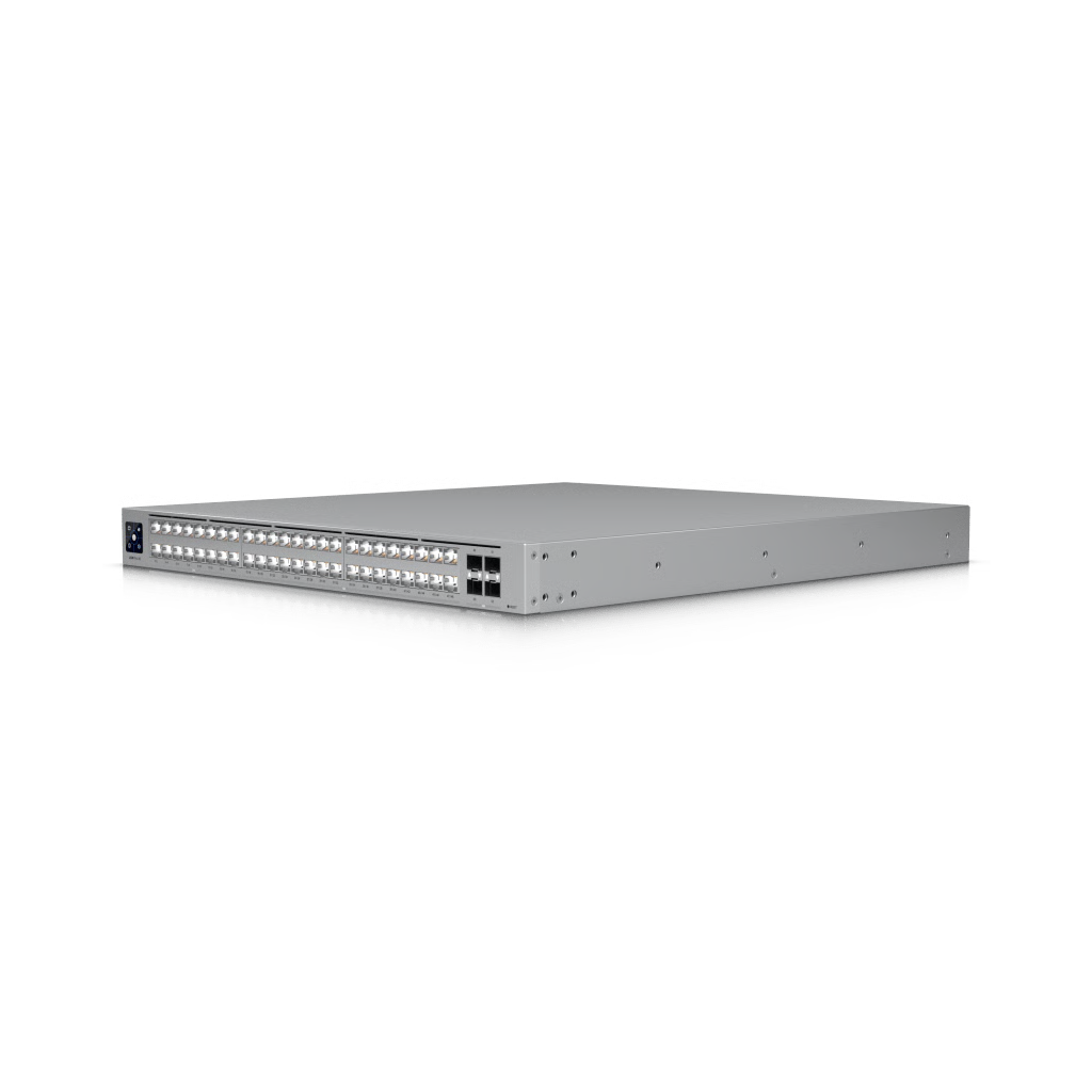 UNIFI SWITCH USW-PRO-XG-48 / CAPA 3 / 48 PUERTOS (32 × 10 GBE, 16 × 2,5 GBE) + 4 PUERTOS SFP28 25 G