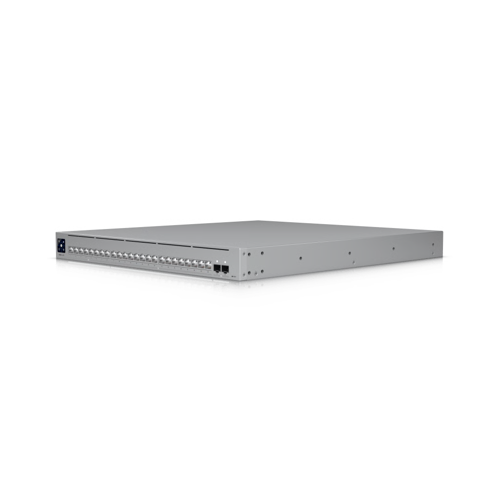 UNIFI SWITCH USW-PRO-XG-24 / CAPA 3 / 24 PUERTOS  (16 × 10 GBE, 8 × 2,5 GBE) + 2 PUERTOS SFP28 25 G