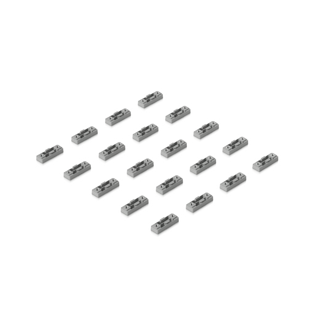 UACC PRECISION RACK MOUNT KIT (20 PIEZAS) – INSERTOS DE MONTAJE 1UR CON TUERCAS JAULA ALINEADAS PARA INSTALACIONES DE RACK UNIFORMES