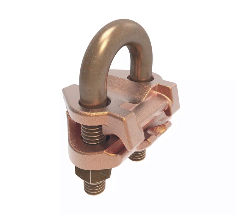 CONECTOR MECÁNICO PARA CABLE CALIBRE 2/0 AWG A 250 KCMIL / PARALELO O 90° A TUBO DE 3/8" O VARILLA DE 5/8" - 3/4".-Calidad de la Energía-HUBBELL BURNDY-Bsai Seguridad & Controles