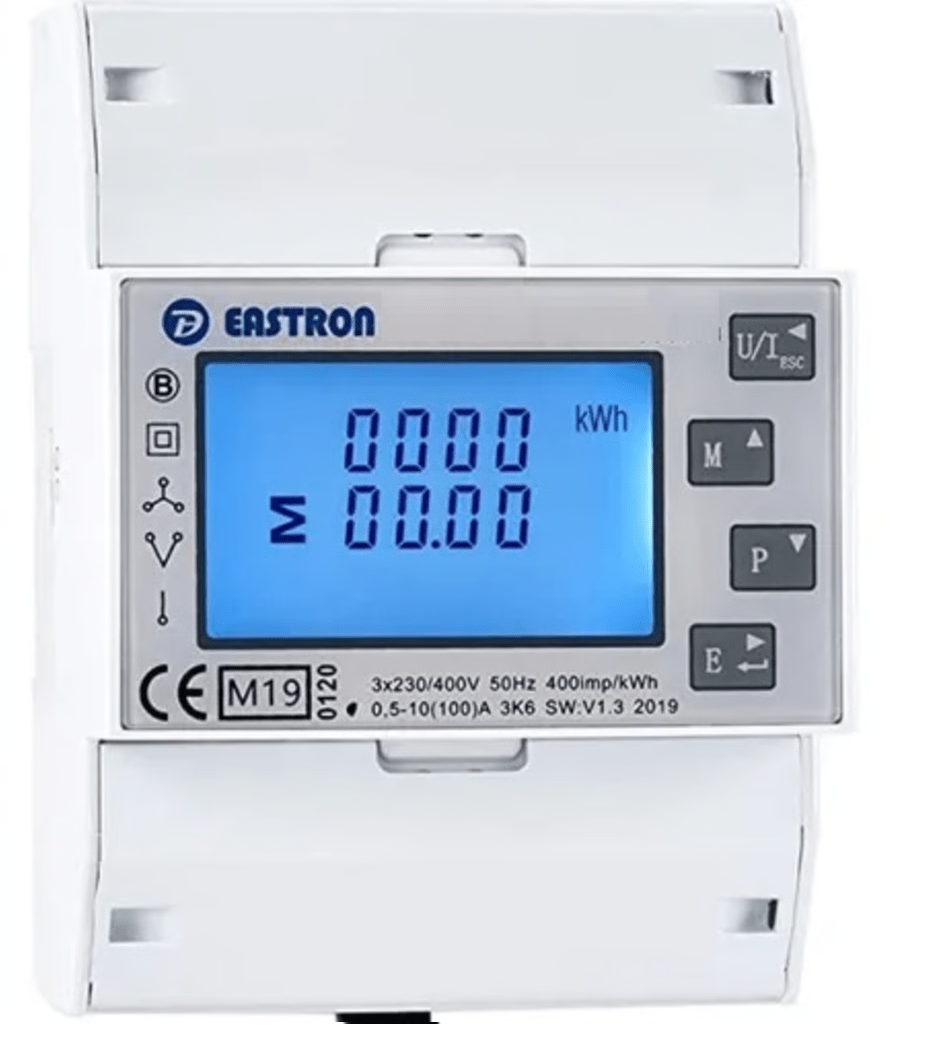 MEDIDOR DE ENERGÍA MULTIFUNCIÓN INALÁMBRICO TRIFÁSICO SDM630MCT-LORAWAN PARA CARRIL DIN CON COMUNICACIÓN LORAWAN