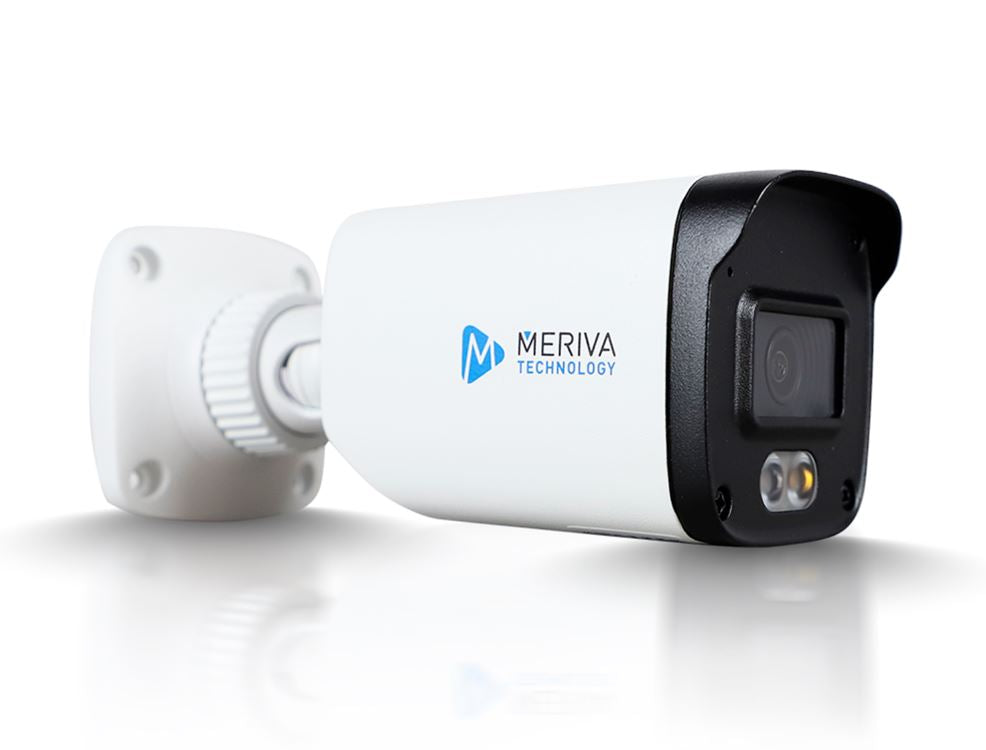 CAMARA IP BULLET MERIVA TECHNOLOGY MOB-800FS4D / 8MP / H.265+ / 2.8MM / ILUMINACION DUAL (20-30M IR / LUZ CALIDA) / IP67 / METALICA / 12 VCD / POE / SOPORTA MICRO SD HASTA 256 GB (NO INCLUIDA) / ENTRADA DE AUDIO / MICROFONO INTEGRADO / MIA 2.0 / ONVIF ...-Cámaras IP-MERIVA TECHNOLOGY-Bsai Seguridad & Controles