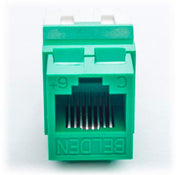 CONECTOR MODULAR JACK CAT6+ RJ45 BELDEN AX104192 / KEYCONNECT / INTERIOR / VERDE / PIEZA-Conectores-BELDEN-Bsai Seguridad & Controles