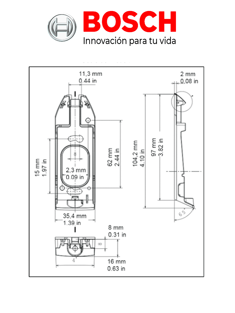 BOSCH A_ARC1R31B103B101A - LECTOR DE PROXIMIDAD / WIEGAND / MULLION-Proximidad-BOSCH-Bsai Seguridad & Controles