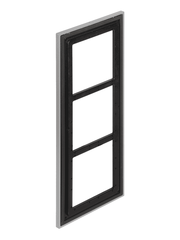 DAHUA VTM126 - PANEL FRONTAL PARA 3 MODULOS CON MATERIAL DE ACERO INOXIDABLE. Y PROTECCION IP65/ IK07. COMPATIBLE CON VTO4202F-Frentes de Calle-DAHUA-Bsai Seguridad & Controles