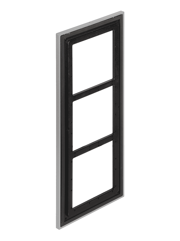 DAHUA VTM126 - PANEL FRONTAL PARA 3 MODULOS CON MATERIAL DE ACERO INOXIDABLE. Y PROTECCION IP65/ IK07. COMPATIBLE CON VTO4202F-Frentes de Calle-DAHUA-Bsai Seguridad & Controles