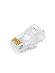 DAHUA PFM976-531-PT - CAJA CON 100 PLUGS PASS THROUGH RJ45 CAT5E/ CHAPADO DE ORO DE 15 U"/ CLASIFICACIÓN DE RESISTENCIA AL FUEGO UL94V-2 / #LONUEVO #CONEEN-Jacks y Plugs-DAHUA-DHT6270001-Bsai Seguridad & Controles
