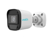 CAMARA ANALOGA BULLET COLORHUNTER UNIARCH UAC-B112-F28-W-X-H / 2MP / TVI/AHD/CVI: 1080P@30FPS / LENTE-2.8MM / WDR / IR20M / INTERIOR+EXTERIOR / LUZ BLANCA / ADMITE-GIRO180GRADOS(HORIZONTAL+VERTICAL) / PLASTICA-GRAFENO / IP67 / 12 VCD/-Cámaras HD-UNIARCH BY UNV-Bsai Seguridad & Controles
