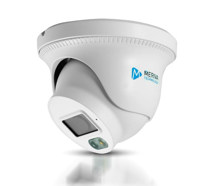 CAMARA IP DOMO TURRET MERIVA TECHNOLOGY MTD-404D / 4 MP / H.265+ / 2.8MM / ILUMINACION DUAL (20 - 30 M IR / 10 - 20 M LUZ BLANCA) / IP67 / METAL-PLASTICA/ SOLO POE / MICROFONO INTEGRADO / MIA 2.0 / ONVIF / VIDEO ESTRUCTURADO INTRUSION - CRUCE DE LINEA-Cámaras IP-MERIVA TECHNOLOGY-Bsai Seguridad & Controles
