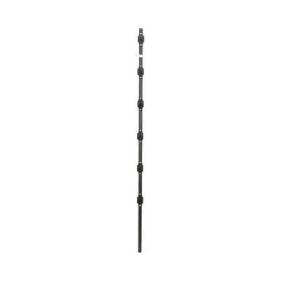 SFIRE SF-POST-6B - POSTE DE PASO PARA CERCA ELÉCTRICA / TUBO DE ACERO GALVANIZADO / 6 AISLADORES / 1.4 M (4.6 FT) / DIÁM