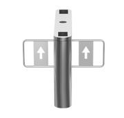 DAHUA DHI-ASGB622K-D SWING BARRIER/ ANTICOLISION/ ALARMA Y LUZ AJUSTABLE/ AJUSTE DE VOLOCIDAD DE DESBLOQUEO/ 5 MILLONES/ ACERO INOZIDABLE/ 20-60 PERSONAS/MINUTO/ INTERIOR-EXTERIOR(PROTEGIDO)/ IR 12 PARES/ COMPATIBLE CON CONTROLES DE ACCESO DE TERCEROS-Swing Barriers-DAHUA-Bsai Seguridad & Controles