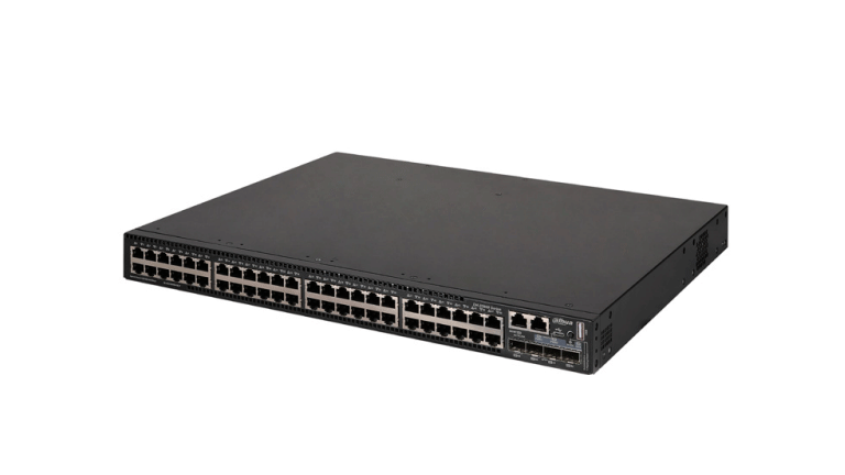 DAHUA S560048GT4XF- SWITCH DE NIVEL ENTERPRISE/ 48 PUERTOS GIGABIT/ ADMINISTRABLE CAPA 3/4 PUERTOS PARA FIBRA/ SOPORTA VLAN-Switches-DAHUA-Bsai Seguridad & Controles