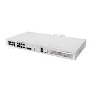 SWITCH DE RED MIKROTIK CRS418-8P-8G-2S+RM / 17 PUERTOS GIGABIT ETHERNET / 8 PUERTOS POE-OUT 802.3AF/AT / 2 PUERTOS SFP+ 10G / CPU QUAD-CORE 2.2 GHZ ARM / ROUTEROS V7 / L3 HW OFFLOADING / ALIMENTACIÓN DUAL REDUNDANTE / USB 3.0