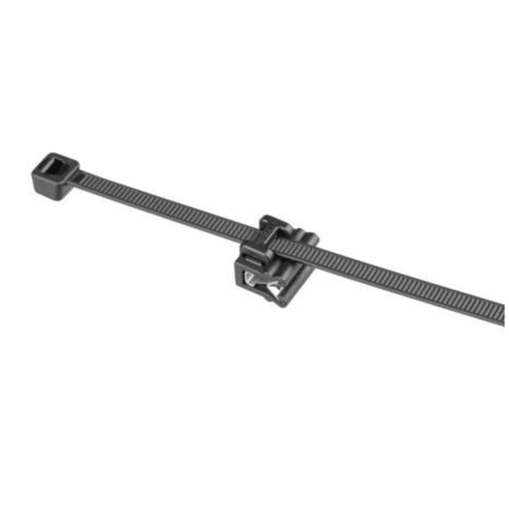 CINCHO DE NYLON 6.6 SOLAR CLIP, 188MM LARGO X 14MM ANCHO, COLOR NEGRO, EXTERIOR RESISTENTE A RAYOS UV, PAQUETE DE 100PZ-Ferreteria-PANDUIT-Bsai Seguridad & Controles