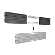 ACCESORIO_ RIEL DE ALUMINIO CON LONGITUD 1000 MM | INCLUYE TAPAS LATERALES | COMPATIBLE CON ESTRUCTURA PARA VIDEOWALL | DISEÑO MODULAR-Monitores Pantallas y Mobiliario-EPCOM INDUSTRIAL-Bsai Seguridad & Controles