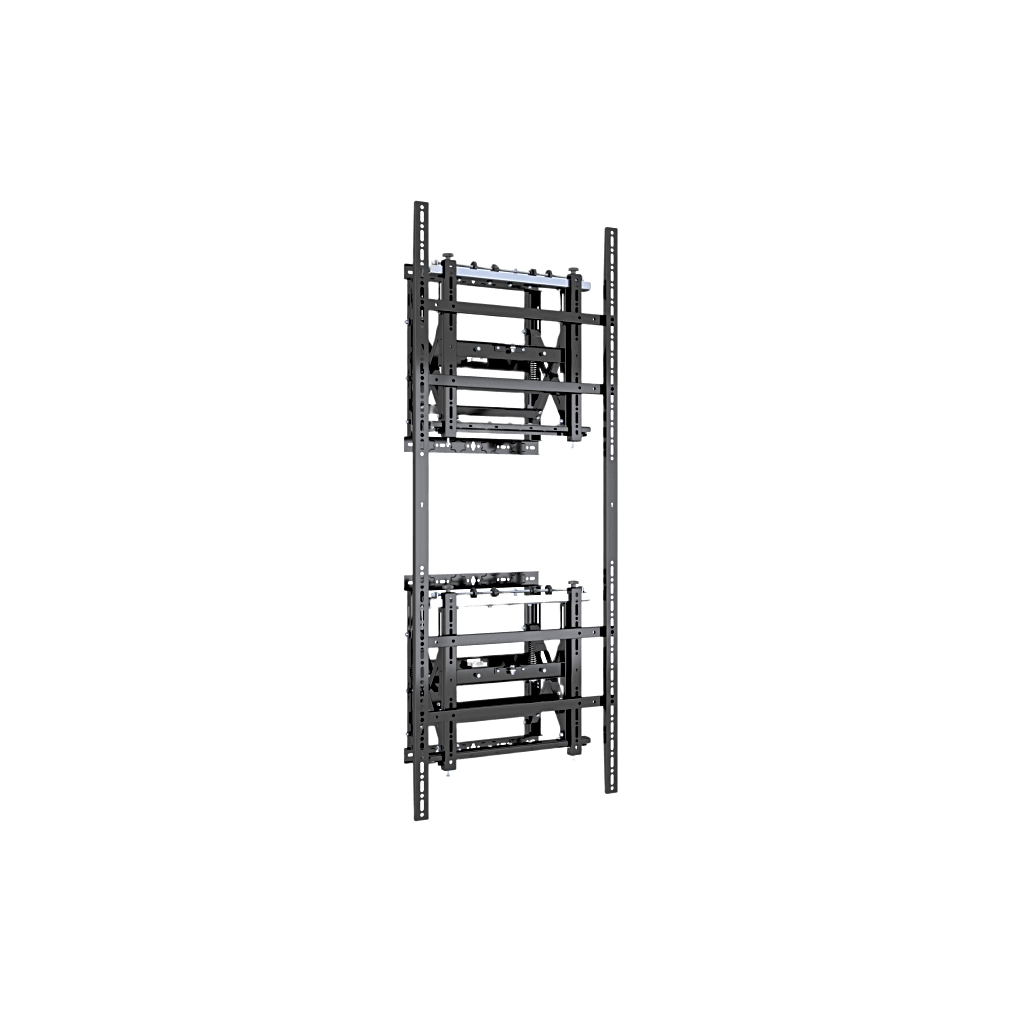 SOPORTE ESTRUCTURAL MODULAR PARA PANTALLAS | ALTURA AJUSTABLE DE 200 MM A 1600 MM | ANCHO 600 MM | PROFUNDIDAD 134 MM A 300 MM | DISEÑO METÁLICO| COMPATIBLE CON DIFERENTES TAMAÑOS DE PANTALLAS |SOPORTA FORMATO HORIZONTAL Y VERTICAL.-Monitores Pantallas y Mobiliario-EPCOM INDUSTRIAL-Bsai Seguridad & Controles