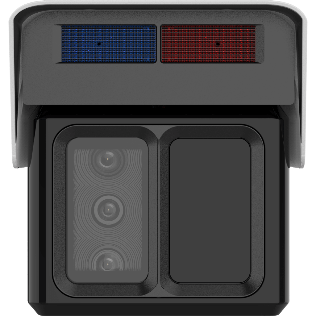 [DEEPINVIEW X] BALA IP TRIPLE LENTE 4 MP + 2 MP +2 MP  / LENTE FIJO 4 MM +12 MM + 25 MM / ANALÍTICOS DE 120 METROS DE DISTANCIA CON PROTECCIÓN PERIMETRAL / 2 MICRÓFONOS Y 1 BOCINA / IP67 / IK10 / DARKFIGHTER 2.0 / 120 MTS IR