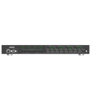 SWITCH DE VIDEO MATRIX 4X4 HDMI 2.0 | 18GBPS ANCHO DE BANDA | 4K2K@60HZ RESOLUCIÓN | 4 ENTRADAS 4 SALIDAS HDMI | AUDIO LPCM Y DOLBY DIGITAL | CONTROL TCP-IP Y RS-232 | CONECTORES PHOENIX PARA AUDIO | METAL ENCLOSURE
