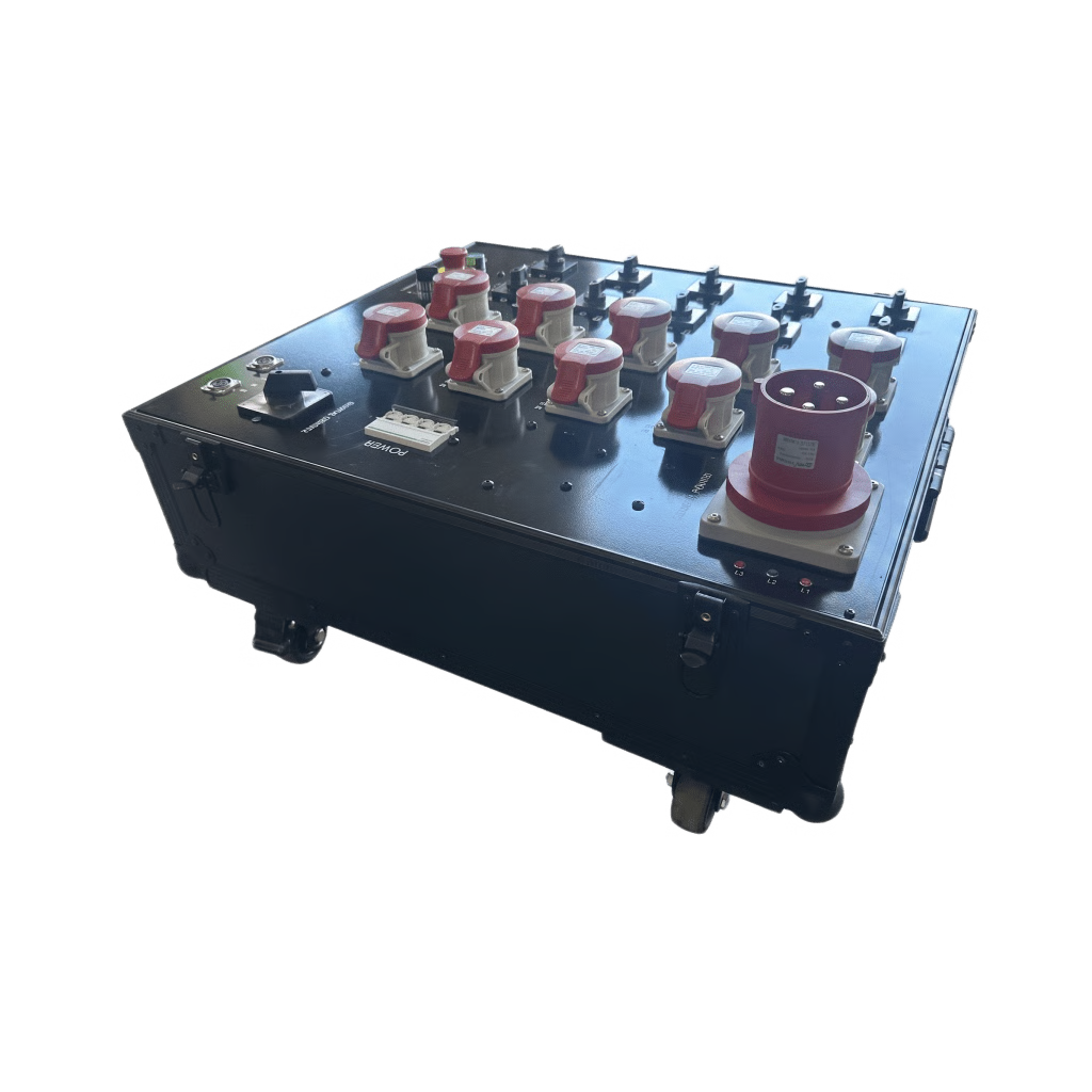 CONTROLADOR DE POLIPASTOS 10 VÍAS | CONTROL DIRECTO TRIFÁSICO 110V | RACK TOURING GRADE