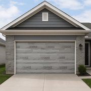 PUERTA DE GARAGE DE ALTA CALIDAD / ESTILO AMERICANO / ACABADO LAMINADO PREMIUM / COLOR GRIS / 18X9 PIES.