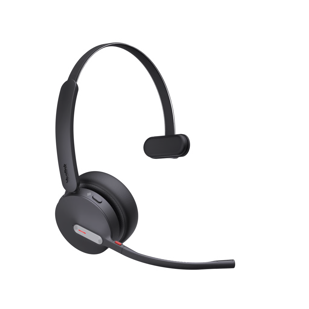 DIADEMA BLUETOOTH DE YEALINK BH70 MONO CON CANCELACIÓN DE RUIDO Y FLEXIBILIDAD UC MULTIPLATAFORMA