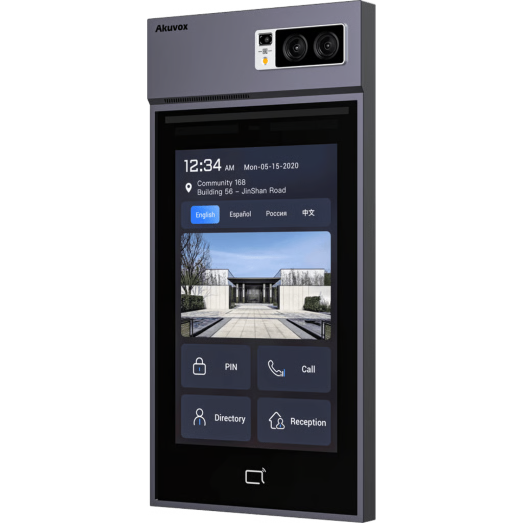 VIDEOPORTERO CON LECTOR QR FÍSICO / INCLUYE BRACKET DE INSTALACIÓN / PANTALLA 10" LCD / CÁMARA 5 MP / ACCESO POR ROSTRO, TARJETA, QR, BLUETOOTH, NFC, PIN / LLAMADA A APP / ADMINISTRACIÓN EN LA NUBE