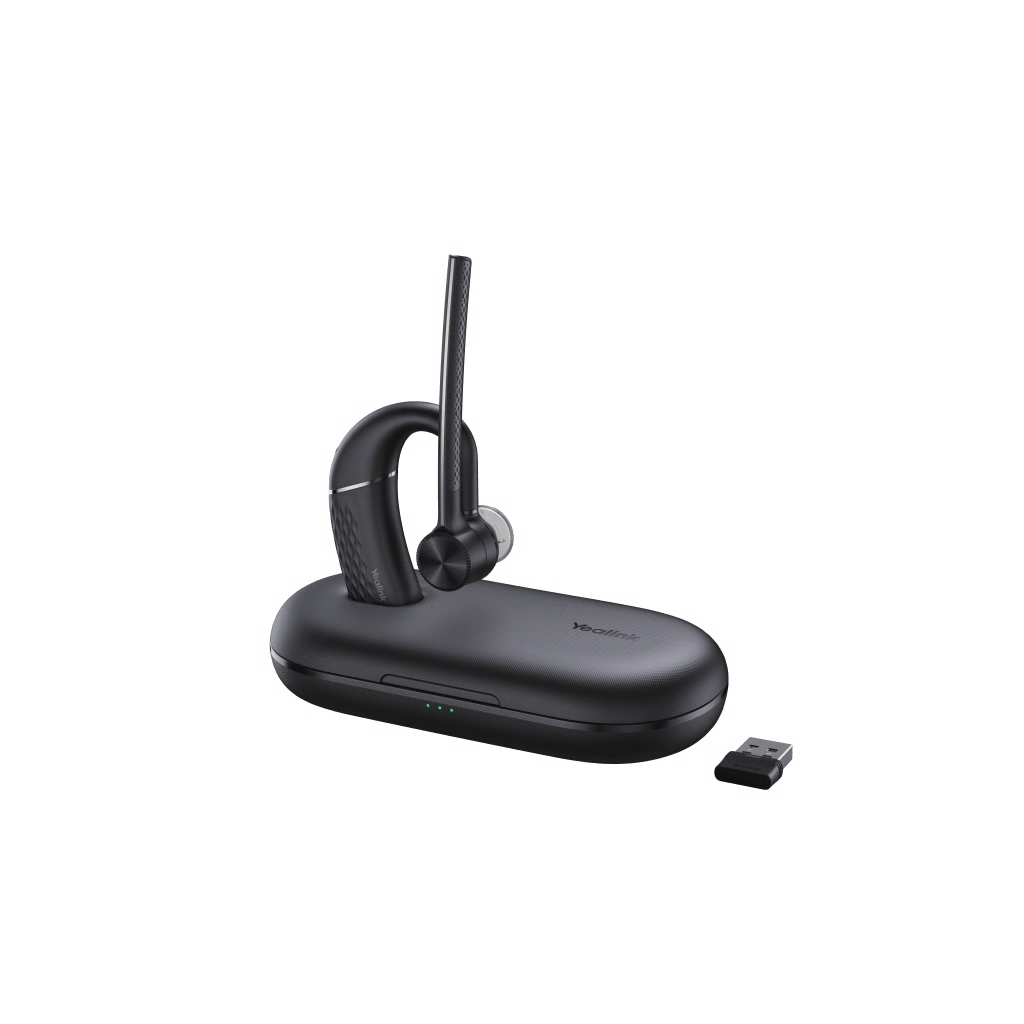 DIADEMA INALÁMBRICA YEALINK BH71 PRO USB-A/C CON CANCELACIÓN DE RUIDO, AUDIO HD Y BASE DE CARGA PORTÁTIL