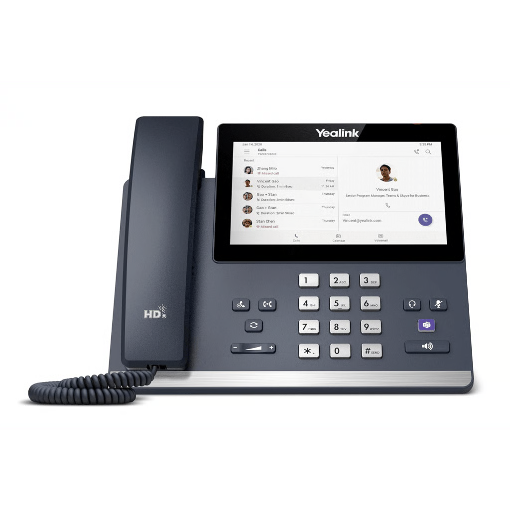 TELÉFONO IP YEALINK MP56 PREMIUM CON PANTALLA DE 7 PULGADAS Y CERTIFICACIÓN MICROSOFT TEAMS