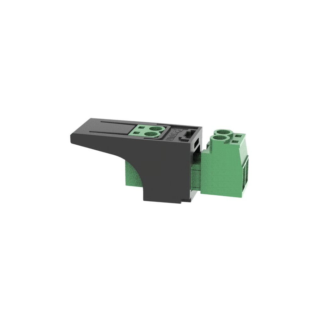 MÓDULO CONECTOR ELÉCTRICO PARA CABLE ELÉCTRICO FMPS, COMPATIBLE CON 26-12 AWG, TIPO MINI-COM, COLOR VERDE
