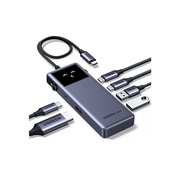 HUB USB-C 6 EN 1 UGREEN / 4K@60HZ HDMI / 3 PUERTOS USB-A 5GBPS / CARGA PD 3.0 100W / COMPATIBLE WINDOWS MACOS LINUX / DISEÑO COMPACTO