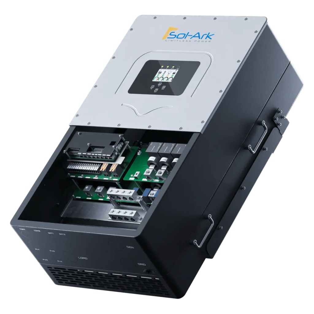 INVERSOR HIBRIDO INTERACTIVO SOL-ARK, 60 KW, 480 VCC, 3 FASES. ,  WIFI INCLUIDO, IP65, ENTRADA DE BATERÍAS A 160-800 VCC