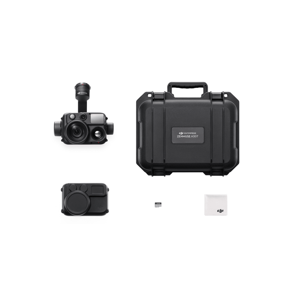CÁMARA DRONE SERIE ZENMUSE H30T / ESTABILIZADOR 3 EJES / CÁMARA CON ZOOM 400X / CÁMARA GRAN ANGULAR 48M / CÁMARA TÉRMICA INFRARROJA / IP54 / COMPATIBLE CON MATRICE 350 RTK Y MATRICE400-Drones, Robots e Industrial-DJI-Bsai Seguridad & Controles