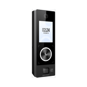 TERMINAL FACIAL MIN MOE WIFI & POE CON BOTÓN DE LLAMADA Y LECTOR DE QRS FISICO / EXTERIOR IP65 / TARJETAS VIRTUALES BLUETOOTH CON HIKCONNECT TEAMS / 1000 ROSTROS / HIK-IA