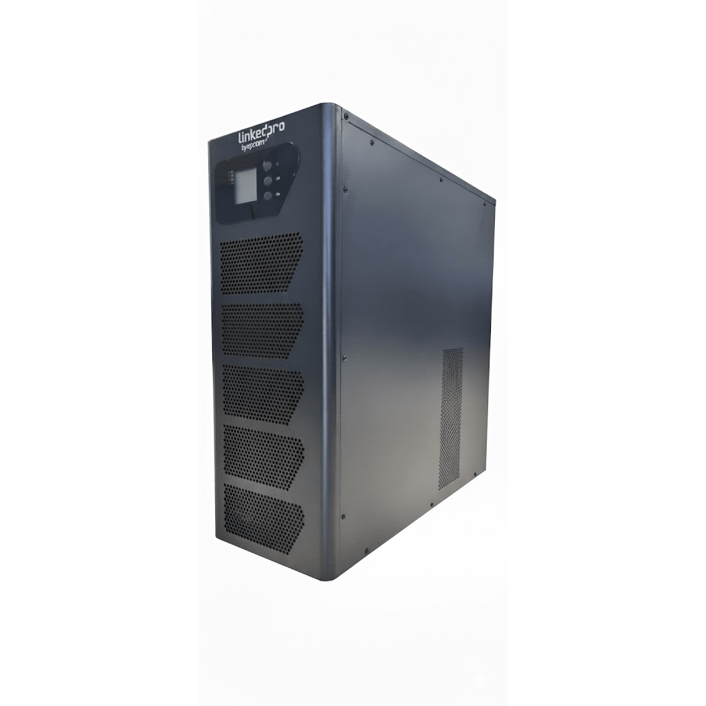 UPS TIPO TORRE DE 10KVA, ONLINE DOBLE CONVERSIÓN, 200 - 240 VAC DE ENTRADA Y 220VCA O 120VCA DE SALIDA FASE DIVIDIDA, ONDA SENOIDAL PURA-Energía-LINKEDPRO BY EPCOM-Bsai Seguridad & Controles