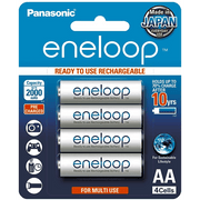 BATERÍA RECARGABLE AA 1.2V ENELOOP / NI-HM / PAQUETE DE 4 BATERÍAS
