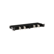 PANEL DE DISTRIBUCION DE FIBRA OPTICA, ACEPTA 18 CASSETTES HD FLEX EN 4 ESPACIOS, HASTA 144 FIBRAS, 1 UR