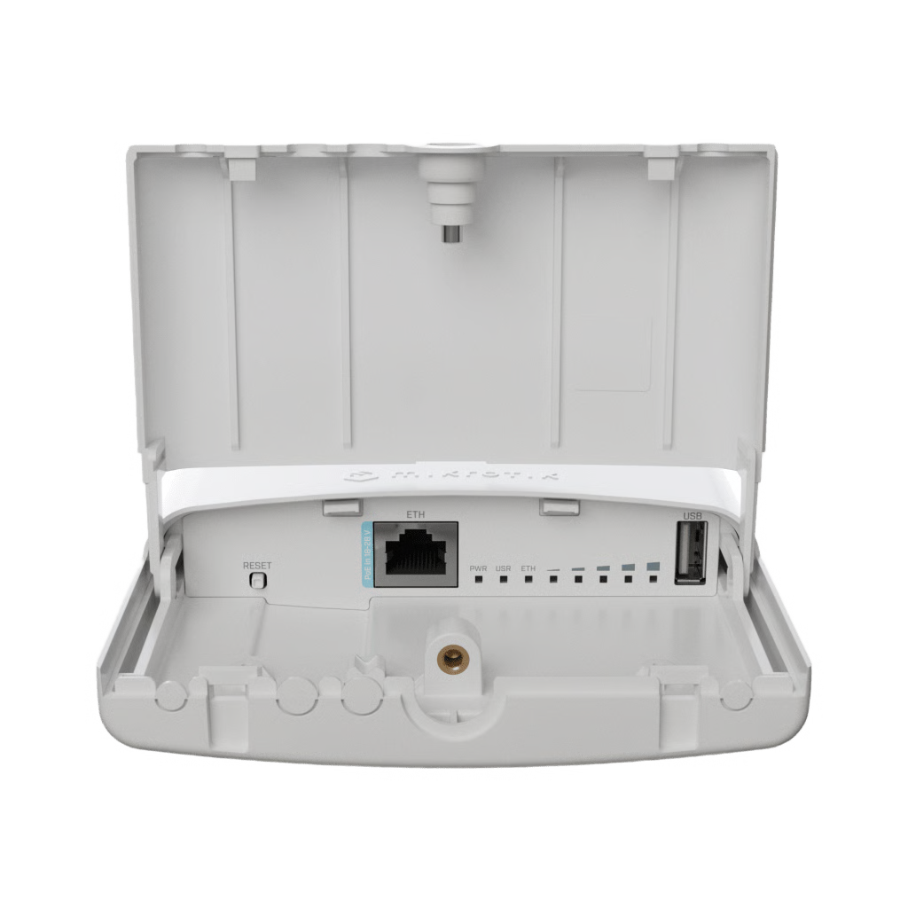 MIKROTIK NETBOX 5 AX – CPE/PTP CONECTORIZADO DE ALTO RENDIMIENTO, WI-FI 6 Y GIGABIT PARA EXTERIORES