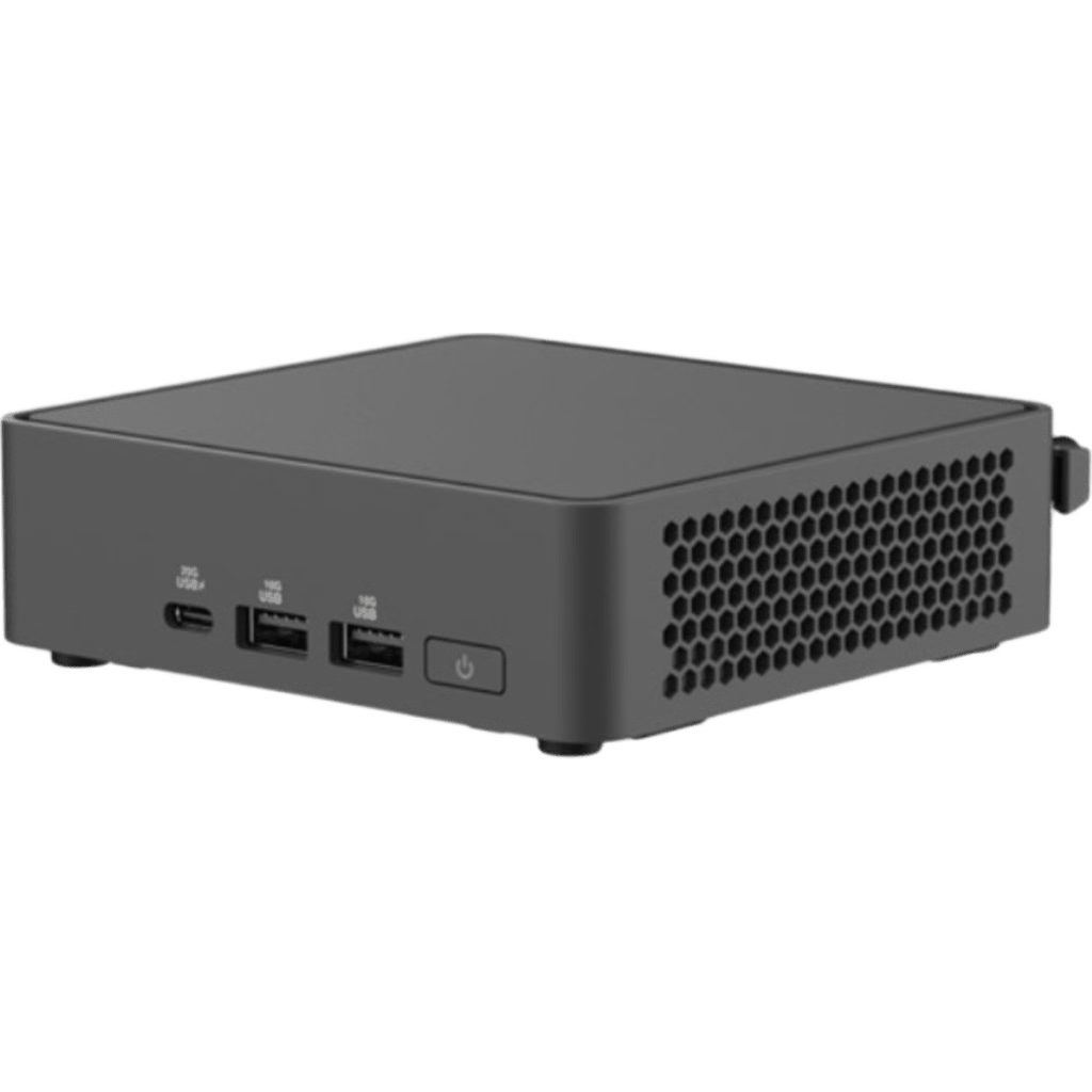 MINI PC ASUS NUC 15 PRO / INTEL CORE 7 240H / INCLUYE MEMORIA RAM SSD Y SISTEMA OPERATIVO / WI-FI 7 / BLUETOOTH 5.4 / 2.5GBE / 4X PANTALLAS 4K / THUNDERBOLT 4