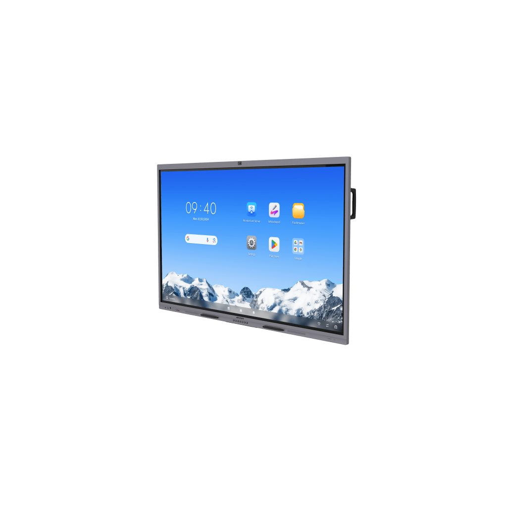 PANTALLA INTERACTIVA TOUCH DE 75" ANDROID  14 / ASISTENTES IA /GOOGLE SUITE PREINSTALADO CON CERTIFICACIÓN EDLA / CÁMARA WEB 8 MP / RESOLUCIÓN 4K / BOCINAS INTEGRADAS / ENTRADAS HDMI Y VGA / INCLUYE 2 LÁPICES PARA ESCRIBIR