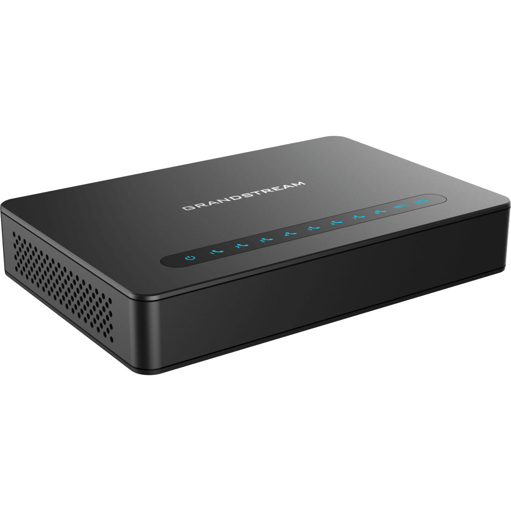 GATEWAY 8 PUERTOS FXS (CONECTAR TELÉFONO ANÁLOGO) CON ROUTER NAT GIGABIT / 2 PERFILES SIP / CIFRADO AES / CONFERENCIA DE VOZ 3 PARTICIPANTES / CALIDAD DE VOZ HD / FAX T.38 / 2 PUERTOS GIGABIT / APROVISIONAMIENTO AUTOMATIZADO TR069-VoIP - Telefonía IP - Videoconferencia-GRANDSTREAM-Bsai Seguridad & Controles