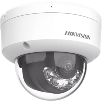 CÁMARA DOMO IP / 2 MEGAPIXEL / DUAL LIGHT 30 M (98.4 FT) / ACUSENSE LITE / MICRÓFONO INTEGRADO / IK08 / IP67 / POE