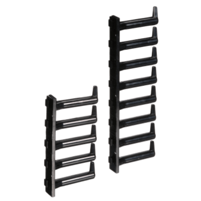KIT DE GESTIÓN DE CABLES / 15 RU / DEDOS 100 MM / CONFIGURACIÓN DERECHA E IZQUIERDA / NEGRO