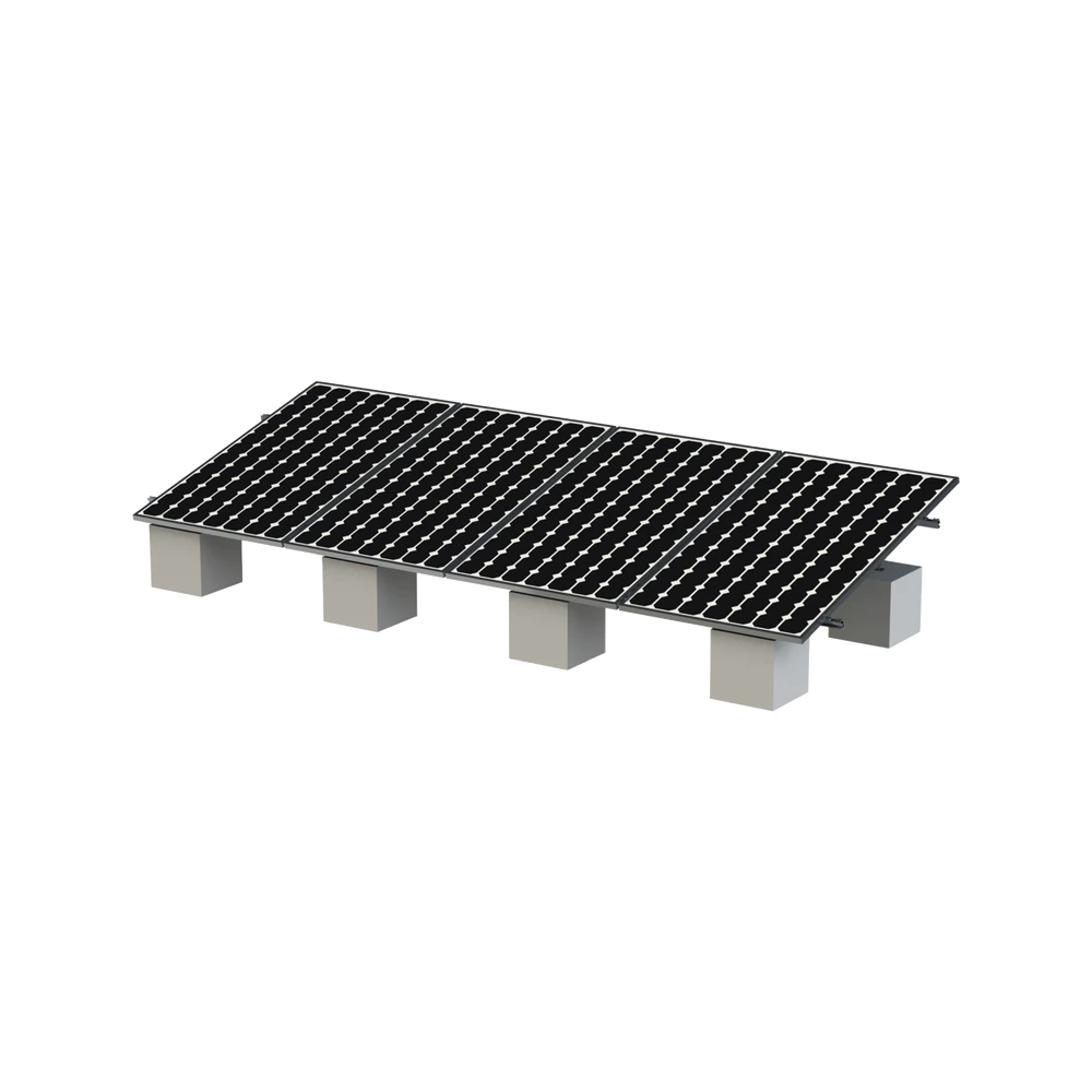 Montaje para Panel Solar, Riel "8" de 5450mm para Módulos con Espesor de 35mm, Velocidad de Viento Máx. 136km/h (20° a 45°)-Montajes para Paneles-EPCOM POWERLINE-Bsai Seguridad & Controles